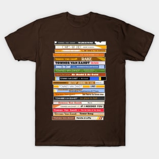 Townes Van Zandt 'The Singles' Retro CD Stack T-Shirt